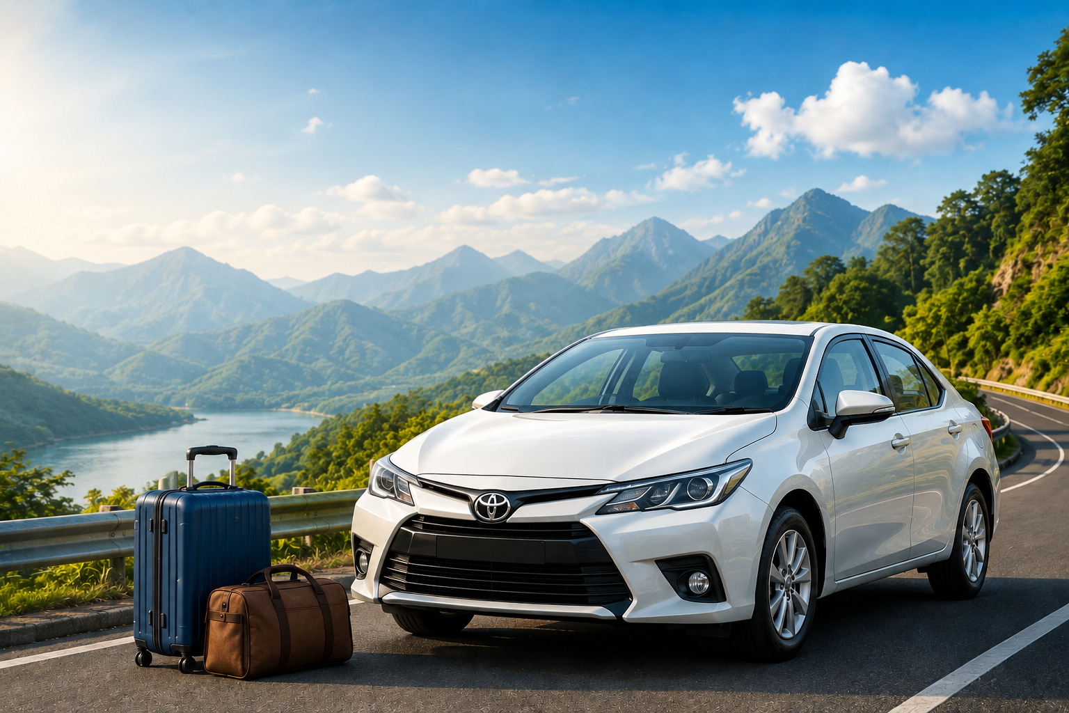 Outstation car rental for road trips